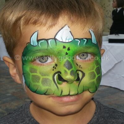 Dinosaur Face Paint design